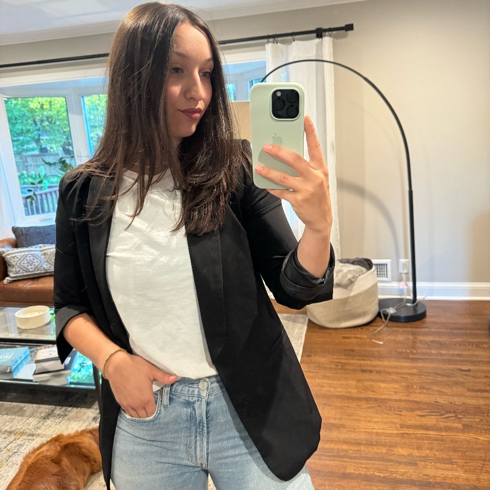 Women's Classic Black Blazer (S)